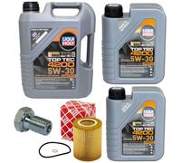 Olio Motore Set 5W-30 Liqui Moly 7 Litro + Filtro Olio+Vite per BMW 3er 5er Z3