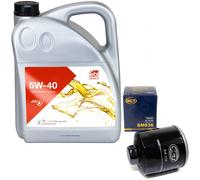 Olio Motore Set 5W-40 5 Litro + Filtro per Audi A1 Sportback 1.0 1.4 VW Lupo 1.0