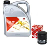 Olio Motore Set 5W-40 5 Litro + Filtro per Lexus Suzuki Toyota Corolla Carina E