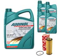 Olio Motore Set 5W-40 Super Light 0540 9 Litro + Filtro per Mercedes Sprinter VW