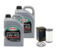 Olio Motore Set 5W-40 Vollsynth Meguin 10Liter + per Mercedes Vito Velocista