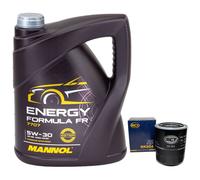 Olio Motore Set 5W30 5 Litro + Filtro Olio Sk 804 per Toyota Land Cruiser 100