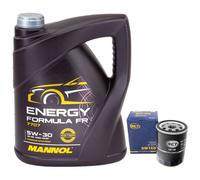 Olio Motore Set 5W30 5 Litro + Filtro Olio Sm 168 per Lancia Dedra Sw