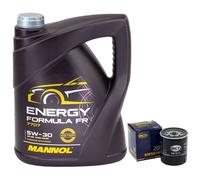 Olio Motore Set 5W30 5 Litro + Filtro Olio Sm 5016 per Ford Transit Scatola