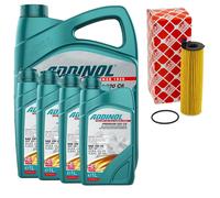 Olio Motore Set Addinol 0W-20 Premium 020 C6 9 Litro + Filtro Olio per Mercedes