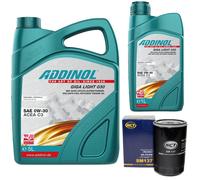 Olio Motore Set Addinol 0W-30 Giga Luce 6 Litro + Filtro per Ford Taurus Mazda