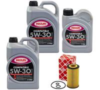 Olio Motore Set Compatibile 5W-30 Meguin 11 Litro + Filtro per Sprinter Mercedes