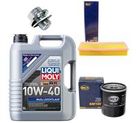 Olio Motore Set Filtri 10W-40 5 Litro + Tappo Scarico per Toyota Corolla Mr 2