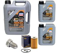Olio Motore Set Filtri 4200 5W-30 Liqui Moly 7 Litro + Vite per VW Crafter 30-50