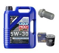 Olio Motore Set Filtri 5W-30 5 Litro + Tappo Scarico per Rover Mini 1000 41 Cv