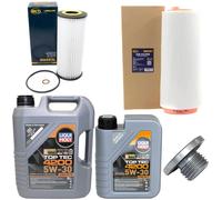 Olio Motore Set Filtri 5W-30 6 Litro + Tappo Scarico Olio per BMW 3er 318d 320d