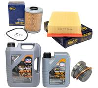 Olio Motore Set Filtri 5W-30 6 Litro + Tappo Scarico per BMW 3er M3 3.2 Z3 M E36