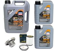 Olio Motore Set Filtri 5W-30 Liqui Moly 7 Litro + Vite per BMW 3er 330 X5 X3 E46