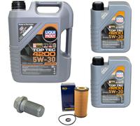 Olio Motore Set Filtri 5W-30 Liqui Moly 7 Litro + Vite per Mercedes Classe C