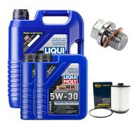 Olio motore Set Filtri 5W-30 LIQUI MOLY 7 Litro + Vite per Mercedes GLK