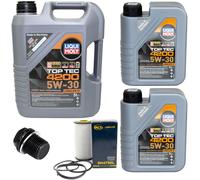 Olio Motore Set Filtri 5W-30 Liqui Moly 7 Litro + Vite per Volvo S80 S60 V70 II