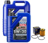 Olio Motore Set High-Tech 5W-30 Liqui Moly 6 Litro + Filtro per Mazda 6 3 CX-7
