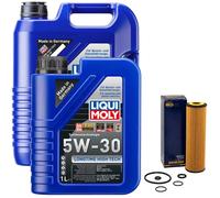 Olio Motore Set High-Tech 5W-30 Liqui Moly 6 Litro + Filtro per Mercedes