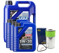 Olio Motore Set High-Tech 5W-30 Liqui Moly 8 Litro + Filtro per Ssangyong