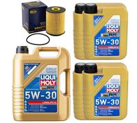 Olio Motore Set Longlife 5W-30 Liqui Moly 9 Litro + Filtro per Audi Q7 VW Passat