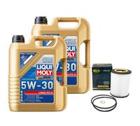 Olio Motore Set Longlife III 5W-30 10 Litro + Filtro per BMW 7er 740d E38 E65