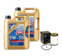 Olio Motore Set Longlife III 5W-30 10 Litro + Filtro per Jeep Mercedes Vito W639