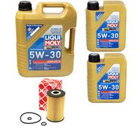 Olio Motore Set Longlife III 5W-30 Liqui Moly 7 Litro + Filtro per VW Crafter