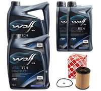 Olio Motore Set Lupo Vitaltech Pi C3 5W40 12 Litro + Filtro per Sprinter