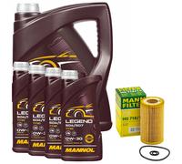 Olio Motore Set Mannol 0W-30 Legend 504/507 9 Litro + Filtro per Mercedes Vito
