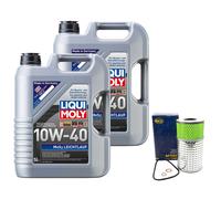 Olio Motore Set MOS2 Bassa Visciosità 10W-40 10 Litro + Filtro per Sprinter 2.9