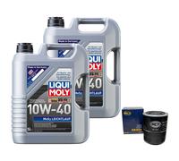 Olio Motore Set MOS2 Bassa Visciosità 10W-40 10 Litro + per Toyota Land Cruizer