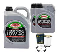 Olio Motore Set Syntech 10W-40 Meguin 7 Litro + Filtro per BMW 3er 320i 328i