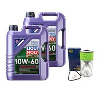 Olio Motore Set Synthoil Race Tech 10W-60 10 Litro + Filtro per Daewoo Ssangyong