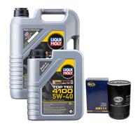 Olio Motore Set Top Tec 4100 5W-40 6 Litro + Filtro per Audi A4 Avant Seat 1.8 T