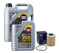 Olio Motore Set Top Tec 4100 5W-40 6 Litro + Filtro per BMW 5er 3er Z3 E34 E36