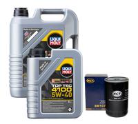 Olio Motore Set Top Tec 4100 5W-40 6 Litro + Filtro per Opel Senator A Monza 3.0