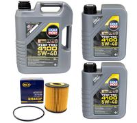 Olio Motore Set Top Tec 4100 5W-40 Liqui Moly 7 Litro + Filtro per Volvo S80 I