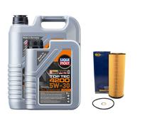 Olio Motore Set Top Tec 4200 5W-30 6 Litro + Filtro Olio per Audi A6 A4 Skoda VW
