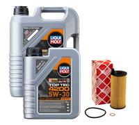 Olio Motore Set Top Tec 4200 5W-30 6 Litro + Filtro per BMW 1er 5er Mini Toyota