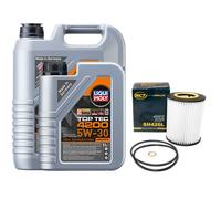 Olio Motore Set Top Tec 4200 5W-30 6 Litro + Filtro per BMW 7er 728i Il E38