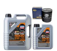 Olio Motore Set Top Tec 4200 5W-30 6 Litro + Filtro per Mazda 3 2.3 Mps Turbo Bl