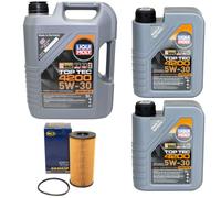 Olio Motore Set Top Tec 4200 5W-30 Liqui Moly 7 Litro + Filtro Olio per Renault