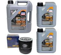Olio Motore Set Top Tec 4200 5W-30 Liqui Moly 7 Litro + Filtro per Jeep