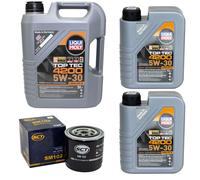 Olio Motore Set Top Tec 4200 5W-30 Liqui Moly 7 Litro + Filtro per Nissan Almera