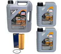 Olio Motore Set Top Tec 4200 5W-30 Liqui Moly 7 Litro + Filtro per VW Passat 2.5