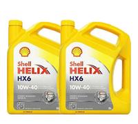 OLIO MOTORE Shell Helix Hx6 10W40 Multigrado MOTORI BENZIANA E DIESEL 20L LITRI