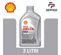 OLIO MOTORE SHELL HELIX HX8 5W40 DIESEL GPL METANO BENZINA A3 B4 RENAULT FIAT 3L