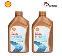 OLIO MOTORE SHELL HELIX HYBRID 0W20 AUTO IBRIDE API SP ILSAC GF-6A 2 LITRI