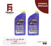Olio Motore Sintetico 5W40 Royal Purple Alte Prestazioni API SP Acea A3 B4 21