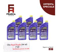 Olio Motore Sintetico 5W40 Royal Purple Alte Prestazioni API SP Acea A3 B4 21